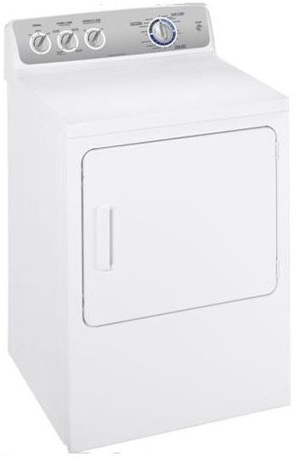 27" Electric Dryer with 7.0 cu. ft. Capacity, Multiple Drying Cycles, 4 Heat Selections, Sensor Dry, Wrinkle Care, DuraDrum Interior and Quiet-by-Design Performance - White