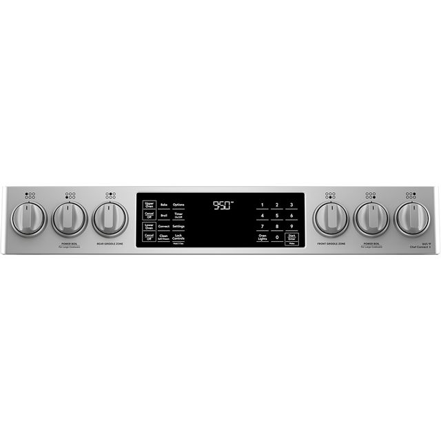 Café™ 30" Stainless Steel Slide In Double Oven Dual Fuel Range 4