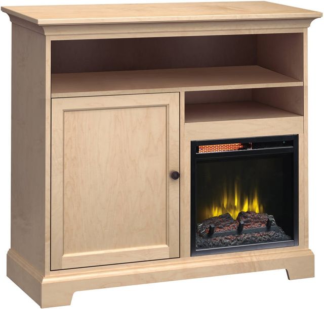 Howard Miller® Customizable 46" Extra Tall Fireplace TV Console with Left Hand Cabinet and Two Shelves