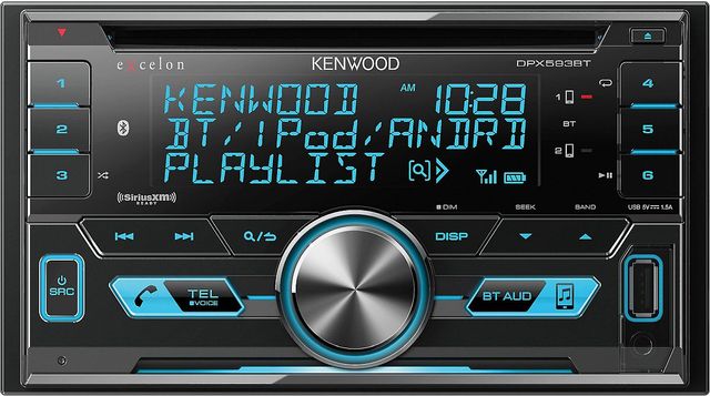 Kenwood DPX593BT 2-Din CD Receiver with Bluetooth