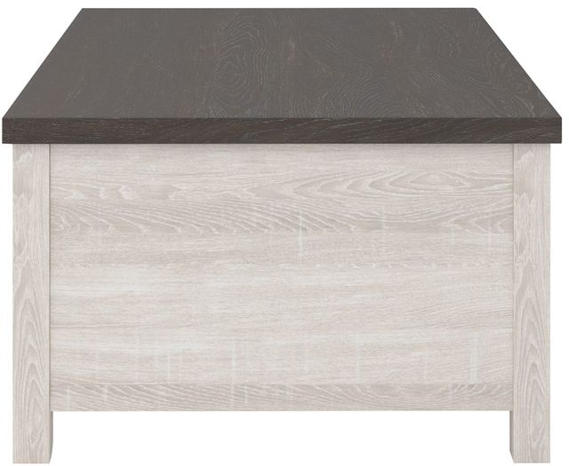 Signature Design by Ashley® Dorrinson Two-tone Rectangular Lift Top Coffee Table 8
