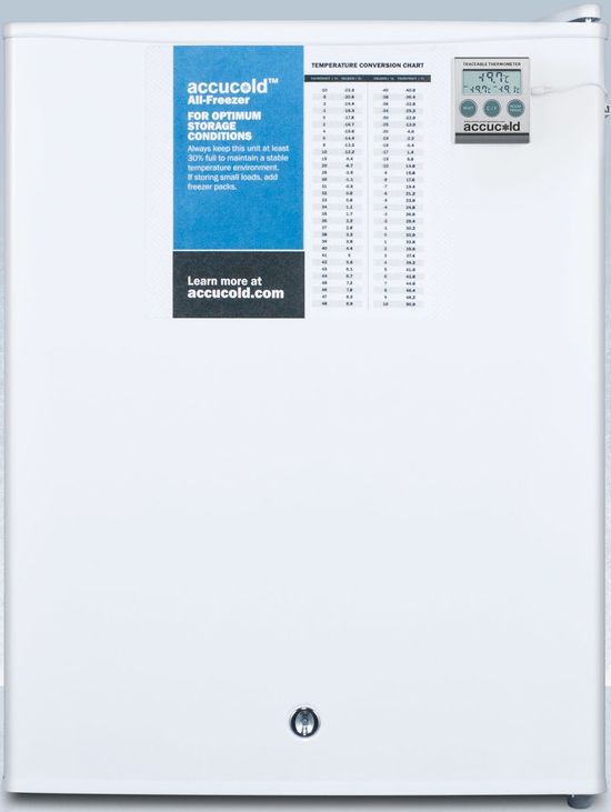 Accucold® by Summit® PLUS2 Series 1.8 Cu. Ft. White Compact All Freezer