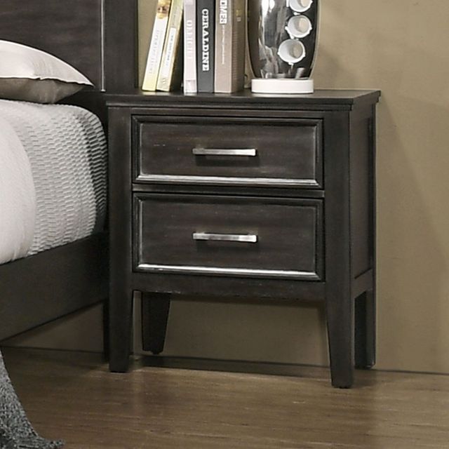 New Classic® Furniture Andover 4 Piece Nutmeg Queen Panel Bedroom Set 5