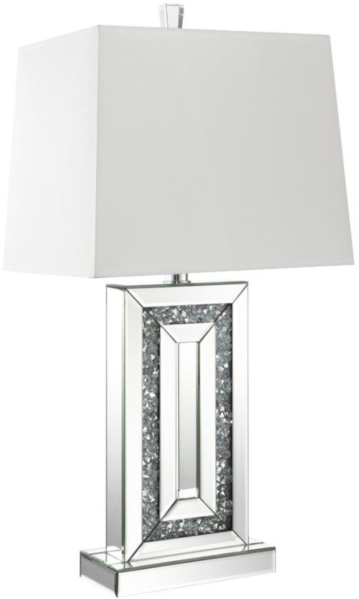 mirrored bedside lamps