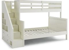 homestyles® Naples Off-White Twin/Full Bunk Bed