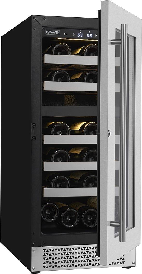 CAVAVIN Vinoa Collection 15" Stainless Steel Wine Cooler 2