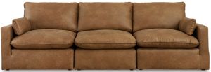 Benchcraft® Marlaina 3-Piece Caramel Sectional Sofa