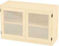 Crate Designs™ Furniture Unfinished Bookcase/TV Stand with Glass Doors