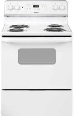 Hotpoint® 30" White Free Standing Electric Range