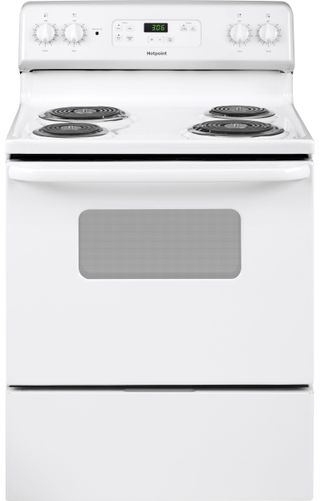 Hotpoint® 30" White Free Standing Electric Range