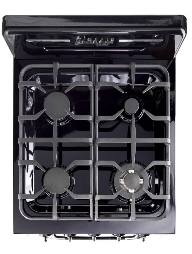 Unique® Appliances Classic Retro 24" Midnight Black Freestanding Natural Gas Range 4