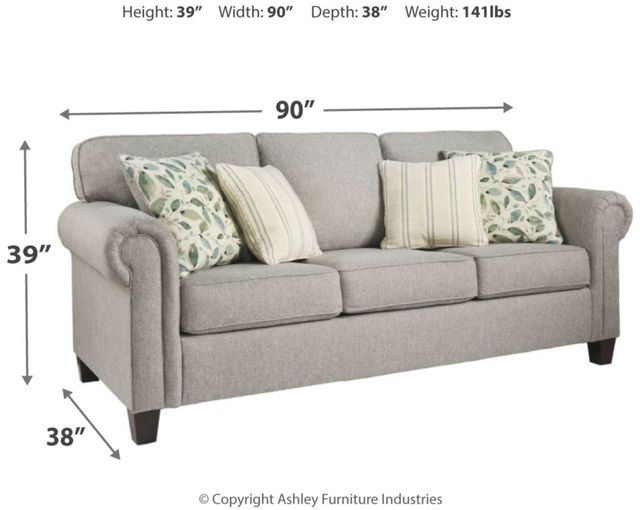 Signature Design by Ashley® Alandari Gray Queen Sofa Sleeper 4