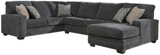 Benchcraft® Tracling Slate 3-Piece Sectional with Chaise