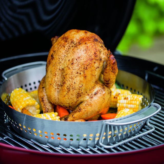 Weber Grills® Stainless Steel Poultry Roaster-2