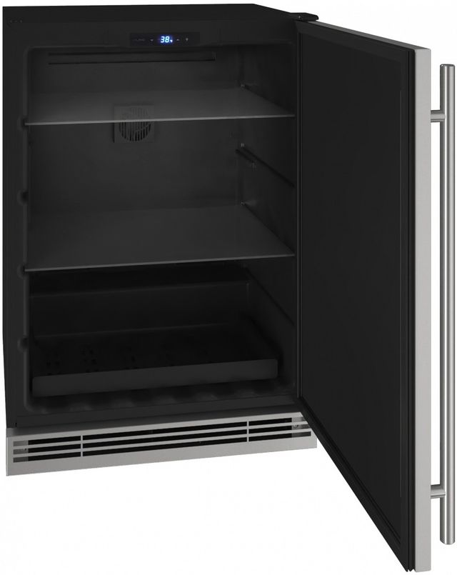 U-Line® 5.7 Cu. Ft. Stainless Steel Compact Refrigerator-1
