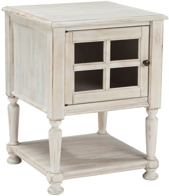 Signature Design by Ashley® Mirimyn White Chair Side End Table