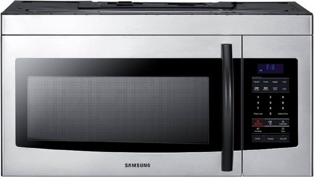 Samsung 1.6 Cu. Ft. Stainless Steel Over The Range Microwave Oven
