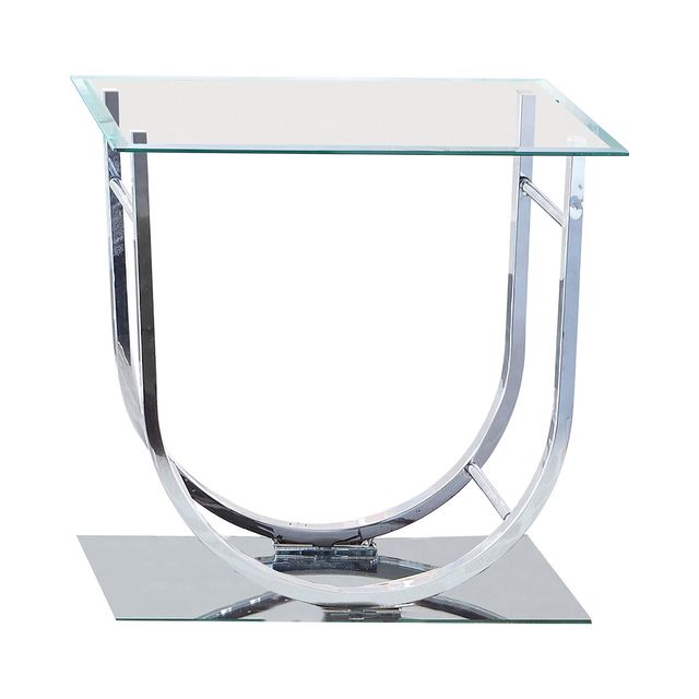 Coaster Chrome End Table-0