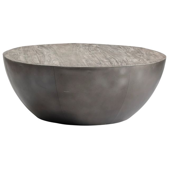 Crestview Bengal Manor Drum Base Cocktail Table-0
