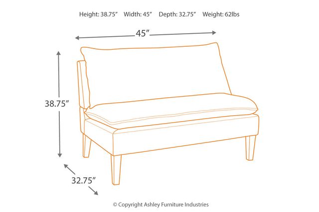 Signature Design by Ashley® Arrowrock White/Gray Accent Bench-3