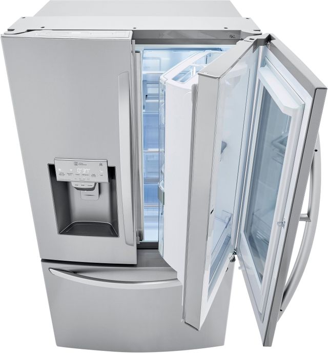 Réfrigérateur à portes françaises de 36 po LG® de 29,7 pi³ - Acier inoxydable résistant aux traces de doigts 5
