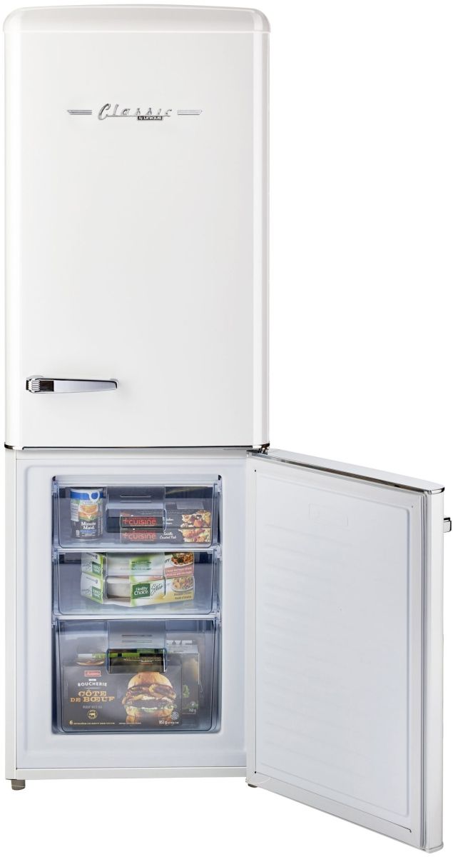 Unique® Appliances Classic Retro 8.7 Cu. Ft. Candy Red Counter Depth Bottom  Freezer Refrigerator