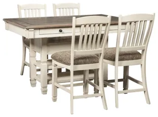 Signature Design by Ashley® Bolanburg 5-Piece Two-Tone Counter Height Dining Set