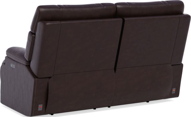 Flexsteel® Clive Brown Power Reclining Loveseat with Power Headrests and Lumbar 3