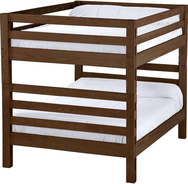 Crate Designs™ Espresso Full XL Over Full XL Ladder End Bunk Bed 4