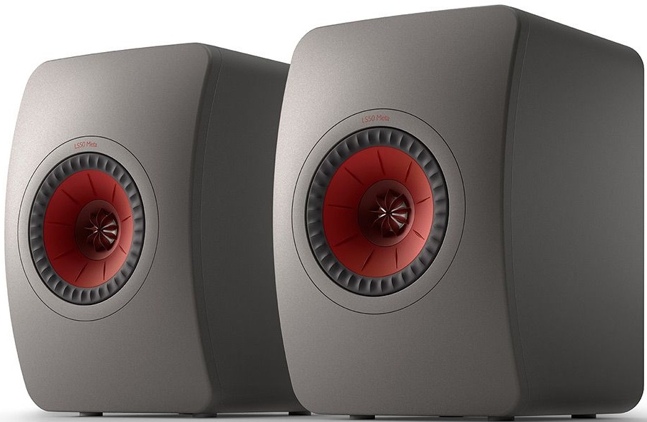 KEF LS50 Meta 5.25 Titanium Grey Bookshelf Speaker Pair | IQ Home  Entertainment