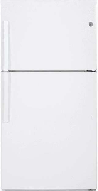 GE® 21.1 Cu. Ft. White Top Freezer Refrigerator