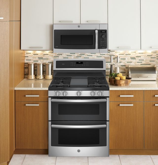 GE® Profile™ Series 1.7 Cu. Ft. Stainless Steel Over The Range Microwave 4