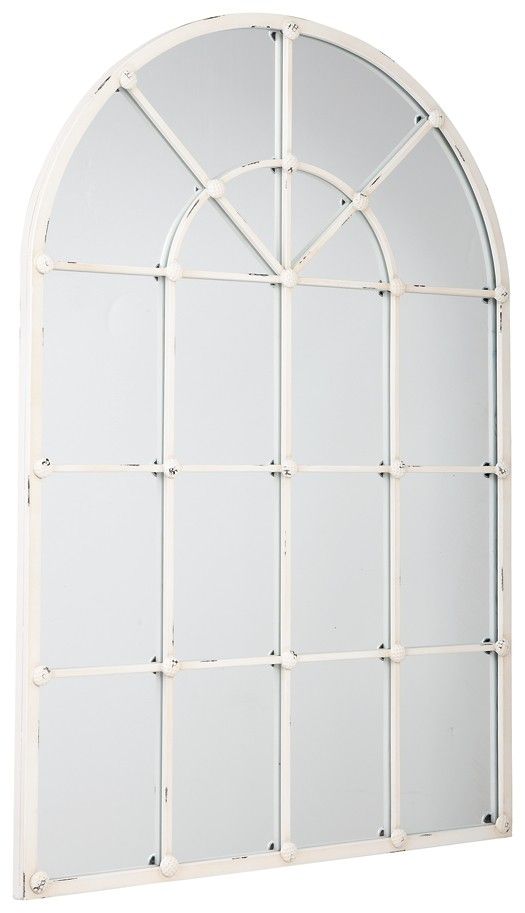 Signature Design by Ashley® Oengus Antique White Accent Mirror 1