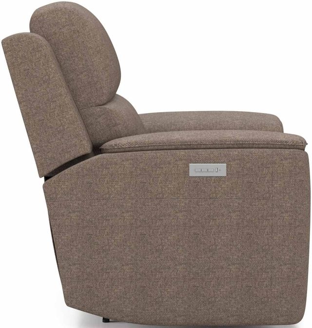 Flexsteel® Henry Brown Power Recliner with Power Headrest and Lumbar ...