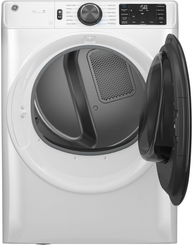 GE® 7.8 Cu. Ft. White Electric Dryer-1