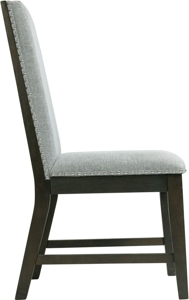 Elements International Donavan 2-Piece Gray Side Chair-2