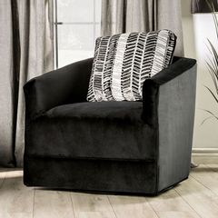 Furniture of America® Modbury Black Chair