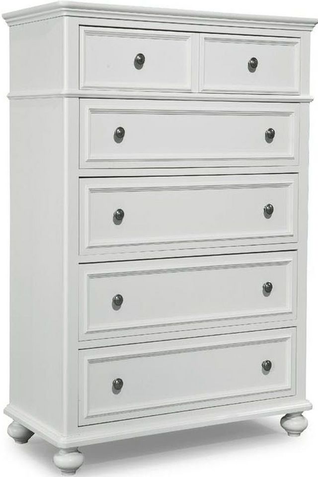 Legacy Kids Teen Madison Natural White Painted Youth Drawer Chest