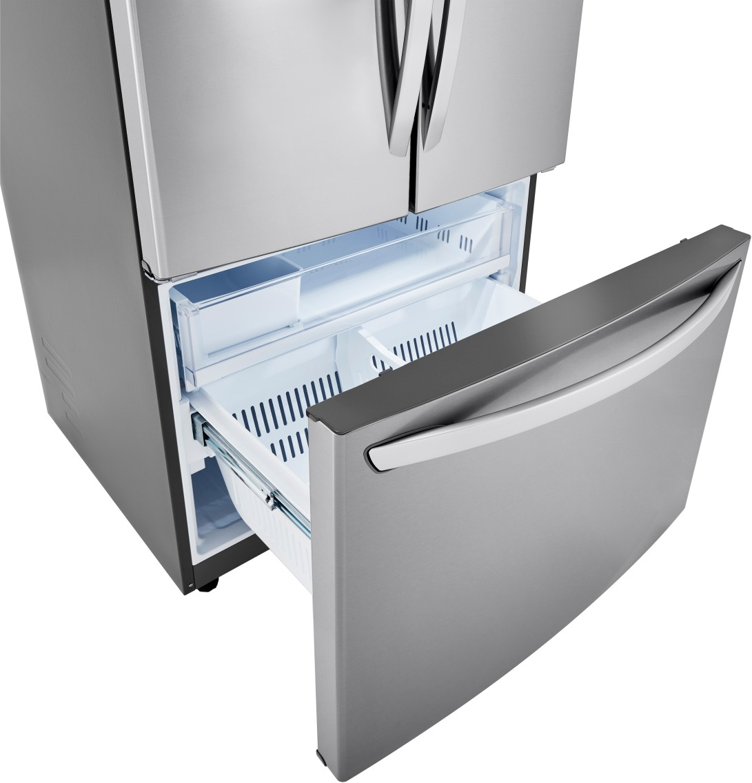 LG 23.0 Cu. Ft. PrintProof™ Stainless Steel French Door Refrigerator ...