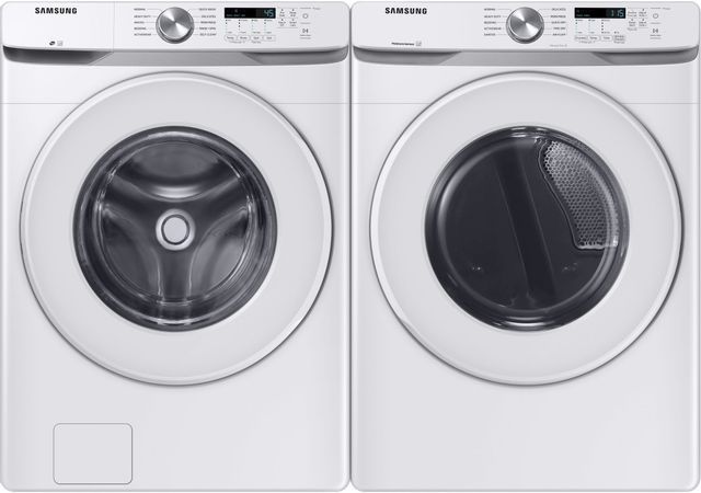 Samsung 6000 Series 4.5 Cu. Ft. White Front Load Washer 9
