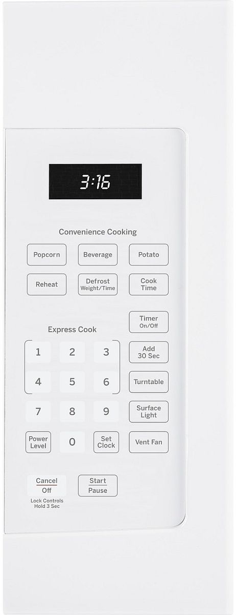 GE® 1.6 Cu. Ft. White Over The Range Microwave-JVM3160DFWW-1