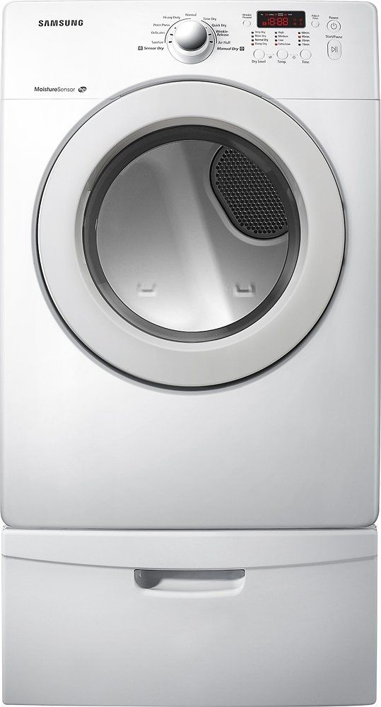 Samsung 7.3 Cu. Ft. White Front Load Electric Dryer 1
