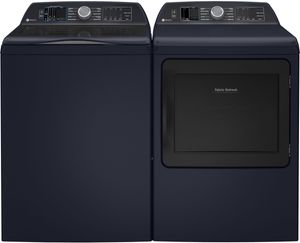 PTW900BPTRS | PTD90EBPTRS - GE Profile 9-Series Top Load Laundry Pair with a 5.4 Cu Ft Washer and a 7.3 Cu Ft Dryer PLUS a FREE $100 Furniture Gift Card!
