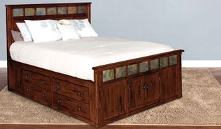 Sunny Designs Santa Fe Queen Storage Bed