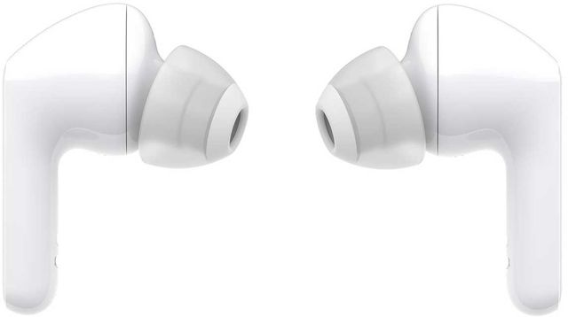 LG Tone Free Flex HBS-FN4 White Bluetooth® Wireless Stereo Earbuds 0
