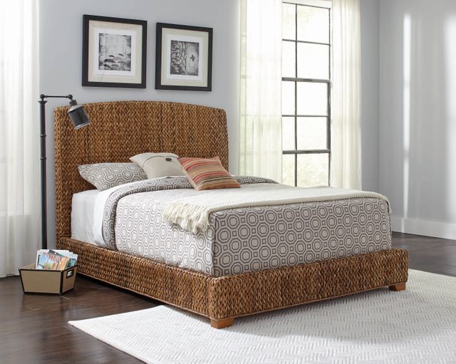 Coaster® Laughton Amber Brown Queen Bed 4