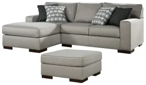Benchcraft® Marsing Nuvella 3-Piece Slate Living Room Seating Set