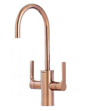 The Galley Ideal Polished Rose Gold Stainless Steel Hot & Cold Tap