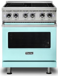 Viking® 5 Series 30" Bywater Blue Pro Style Induction Range