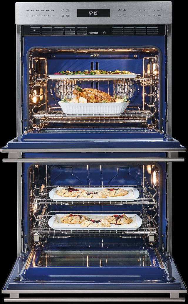Wolf® E Series 30" Stainless Steel Double Electric Wall Oven 2